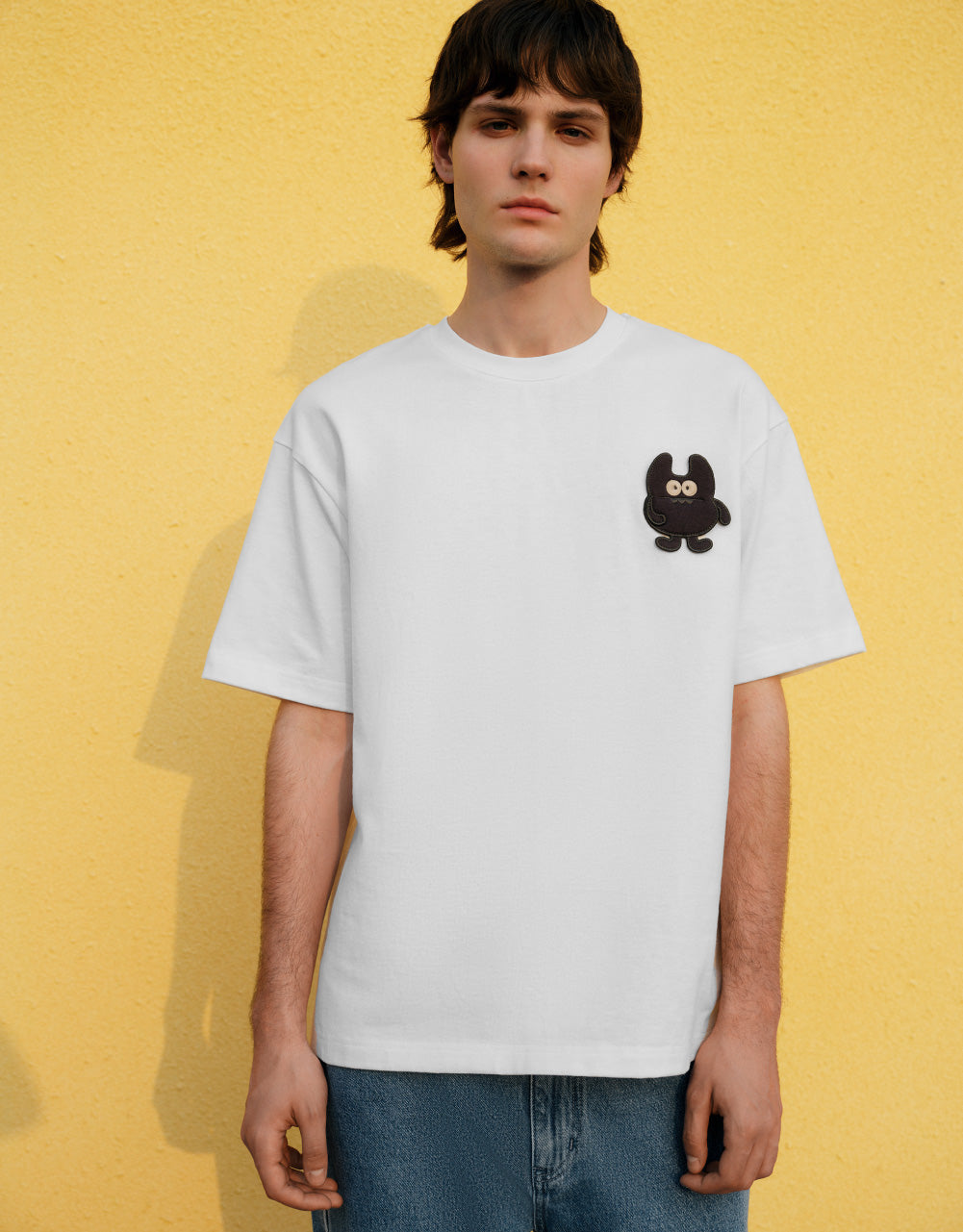 Cartoon Embossed T-Shirt