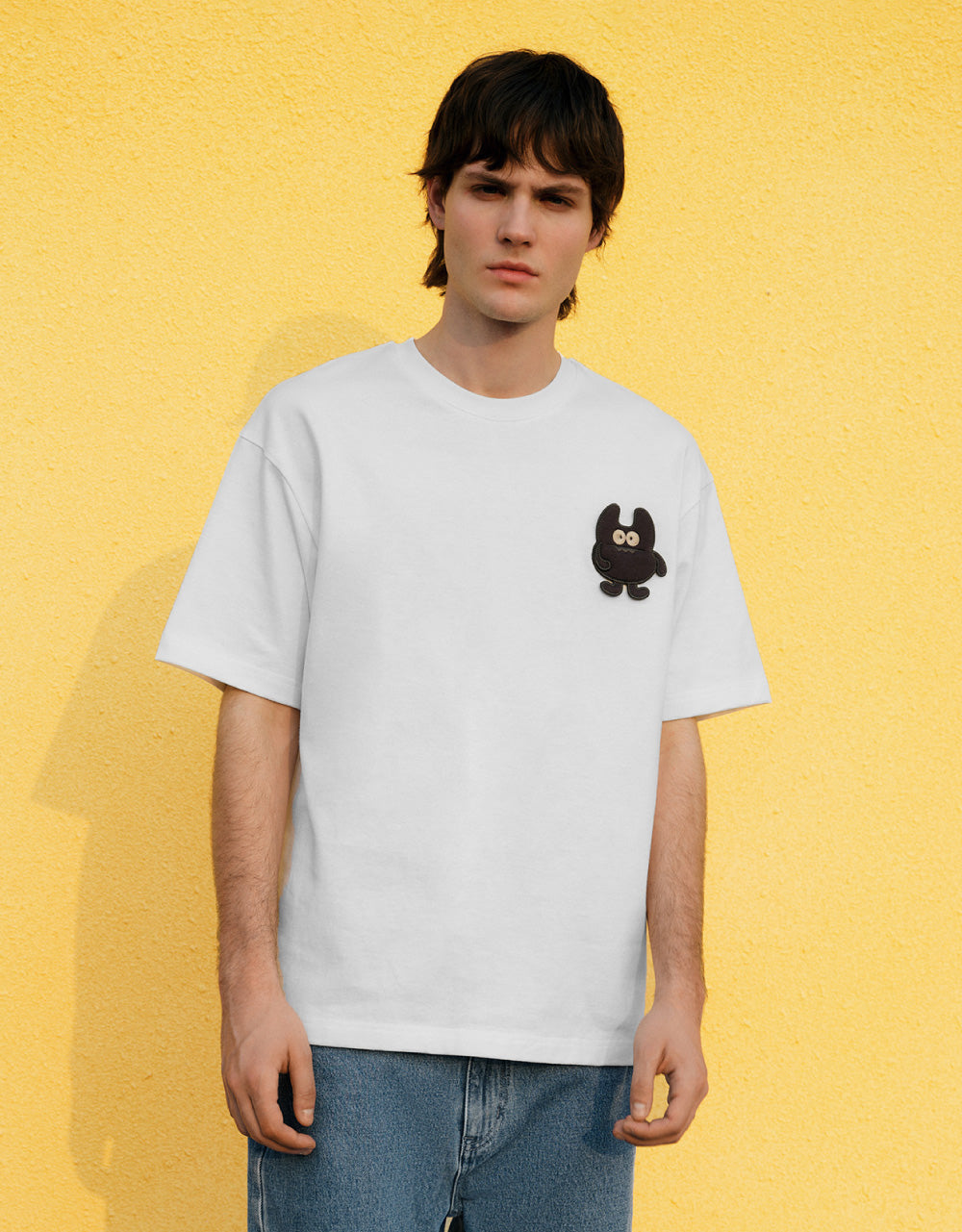 Cartoon Embossed T-Shirt