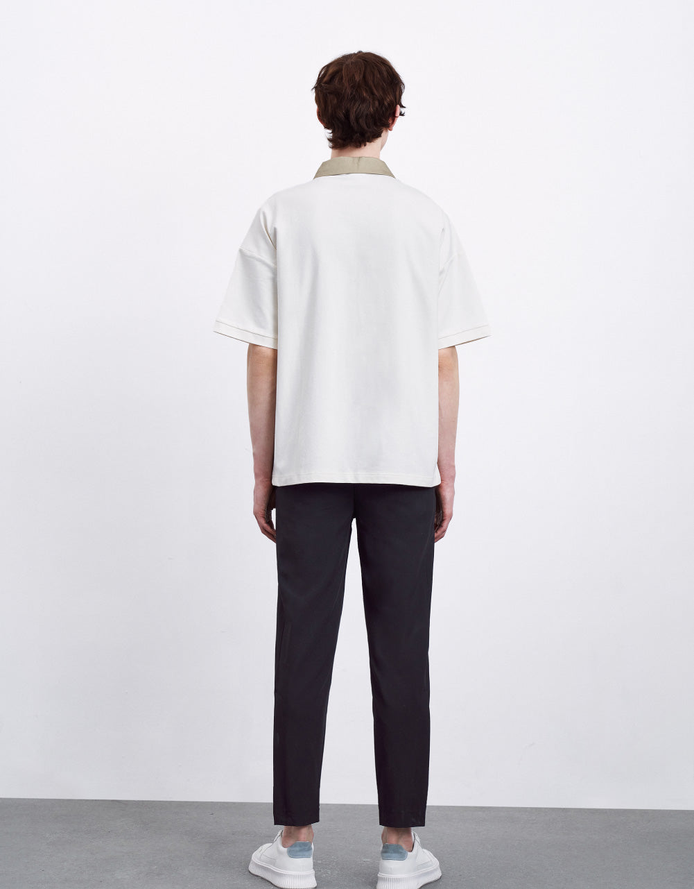 Zip Half Placket Polo T-Shirt