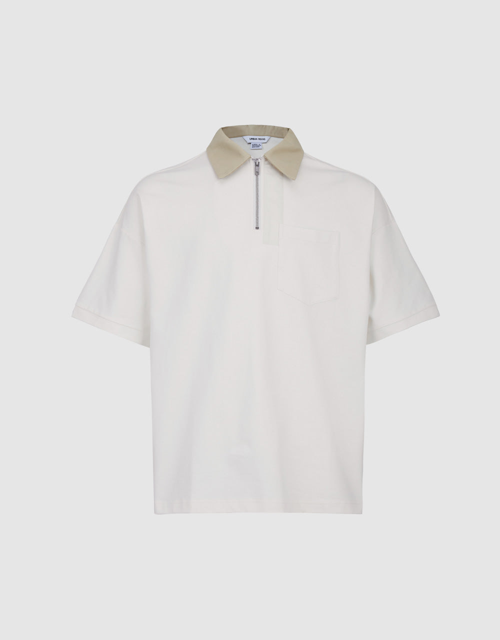 Zip Half Placket Polo T-Shirt