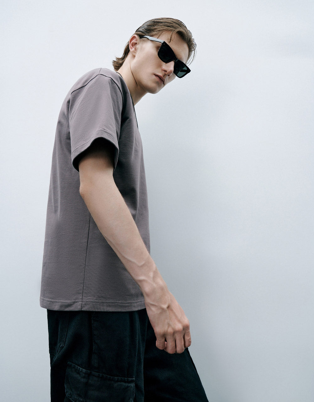 Crew Neck Straight T-Shirt