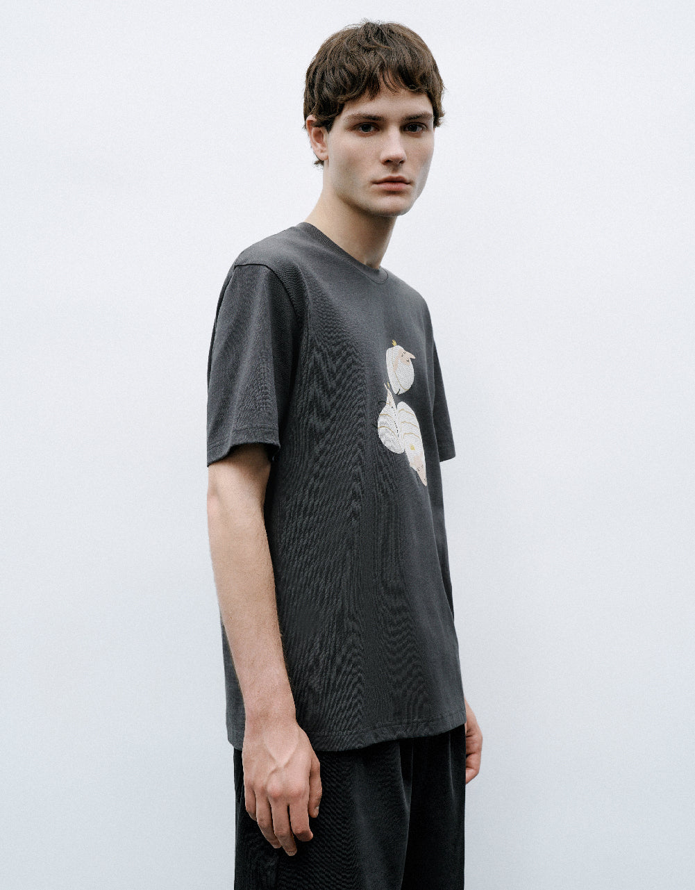 Sheep Printed Crew Neck T-Shirt