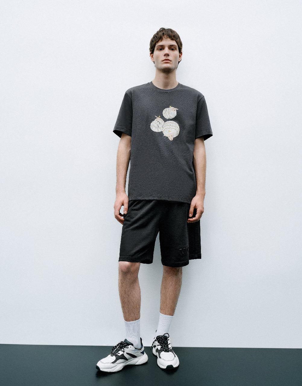 Sheep Printed Crew Neck T-Shirt