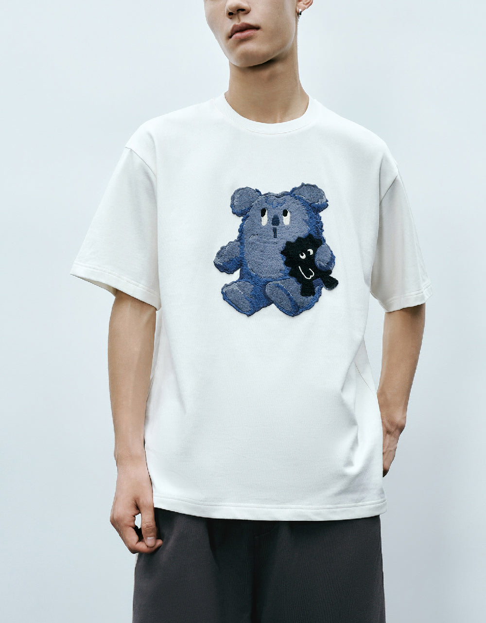 Monster Printed Crew Neck T-Shirt