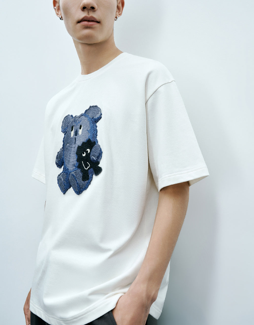 Monster Printed Crew Neck T-Shirt