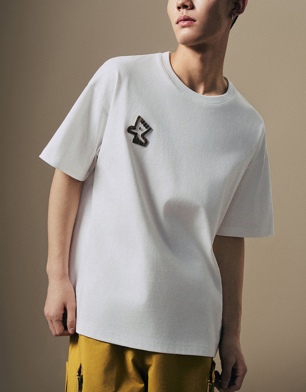 Crew Neck Straight T-Shirt