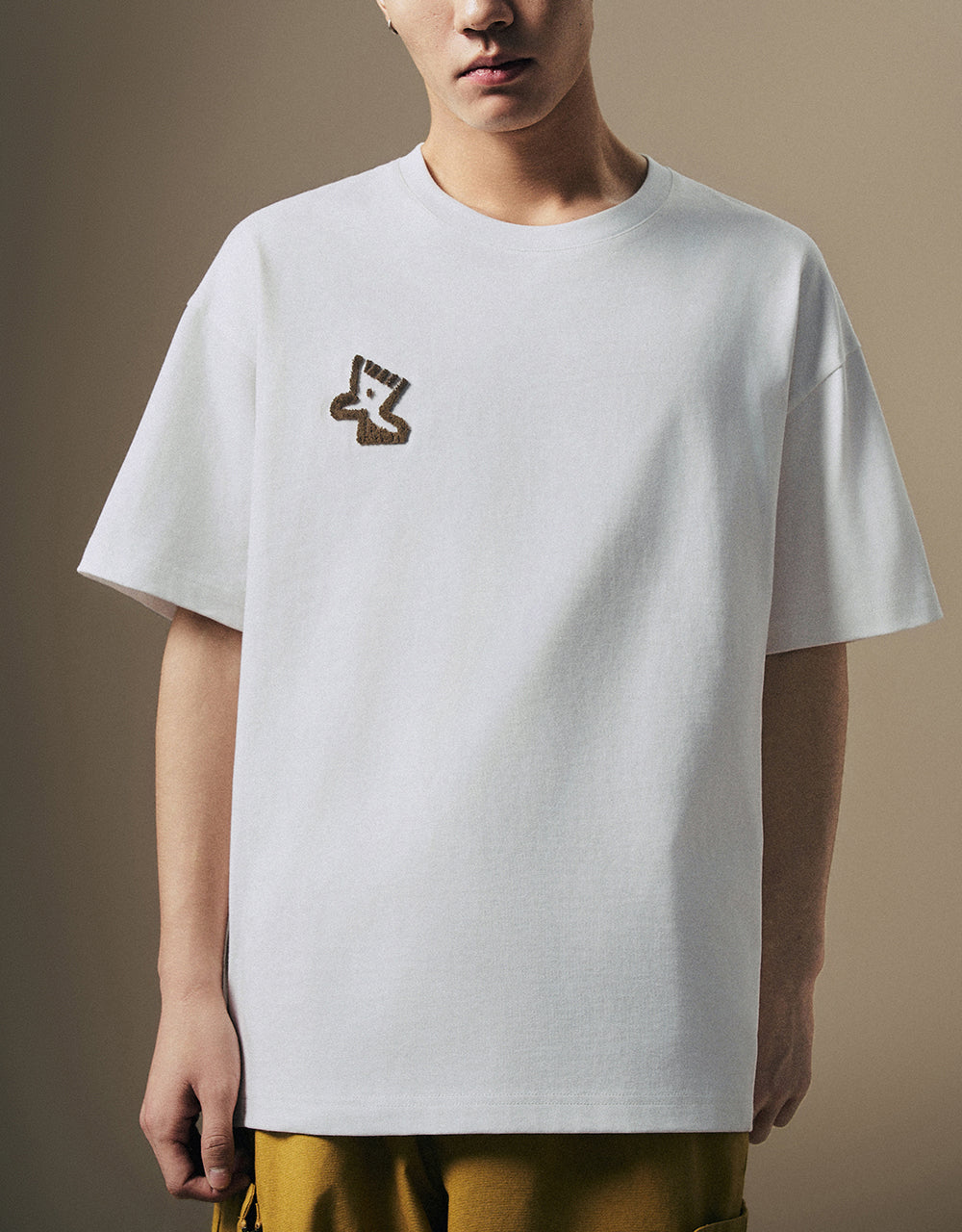 Crew Neck Straight T-Shirt