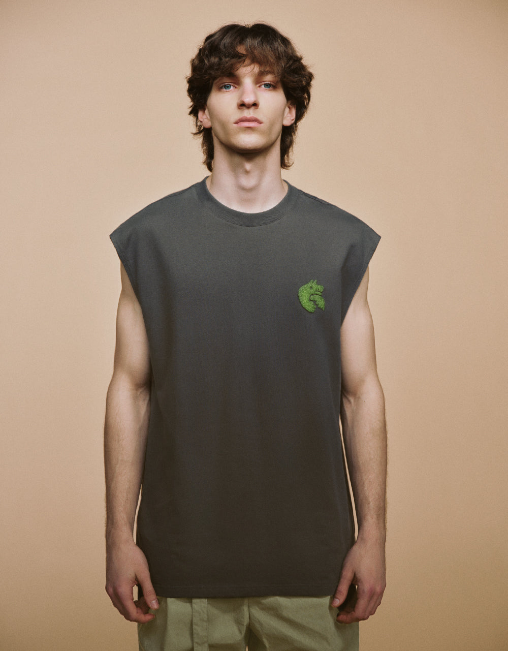 Crew Neck Loose Tank Top