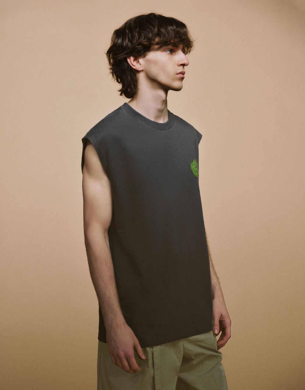 Crew Neck Loose Tank Top