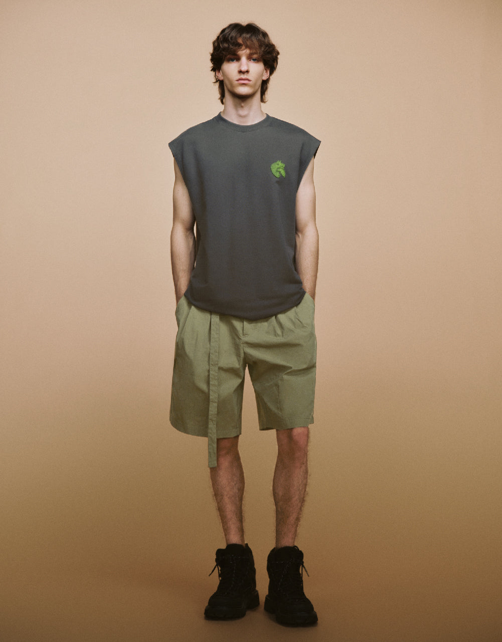 Crew Neck Loose Tank Top