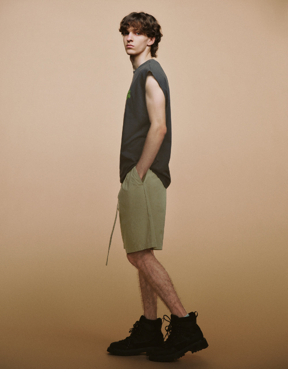 Crew Neck Loose Tank Top