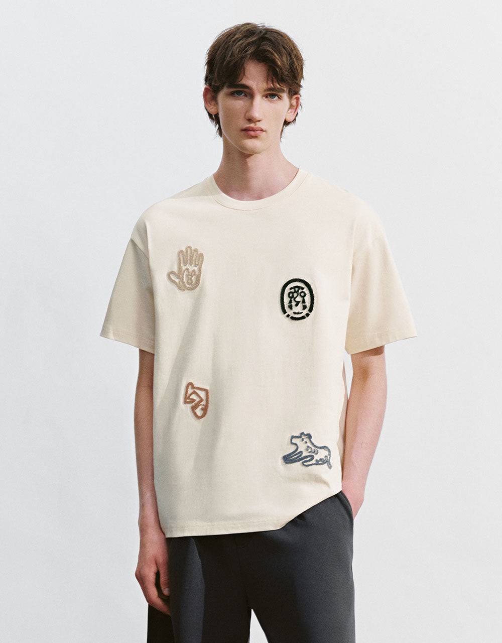 Printed Crew Neck T-Shirt