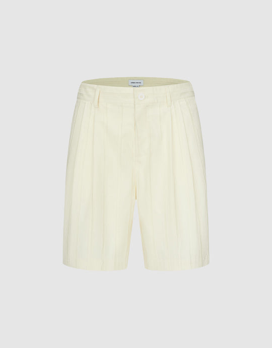 Textured Loose Shorts