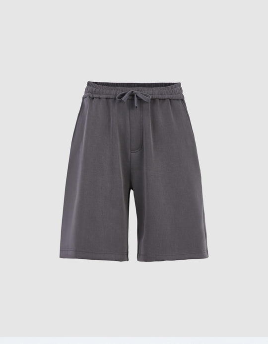 Drawstring Waist Shorts
