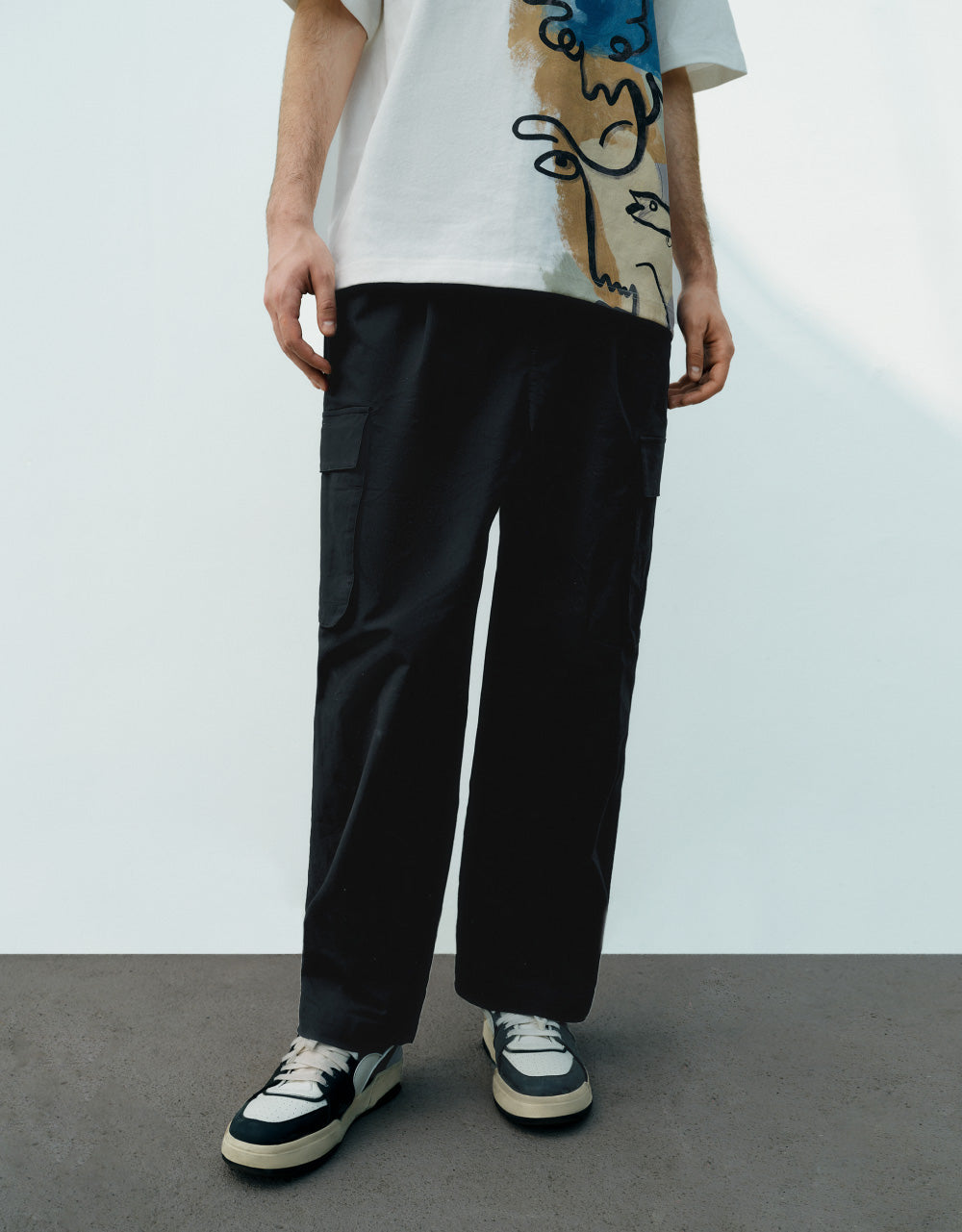 Oversized Straight Pants