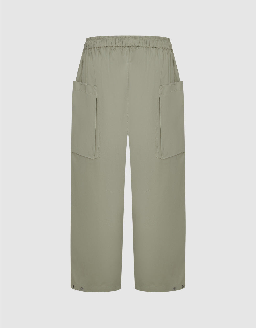 Drawstring Waist Straight Pants