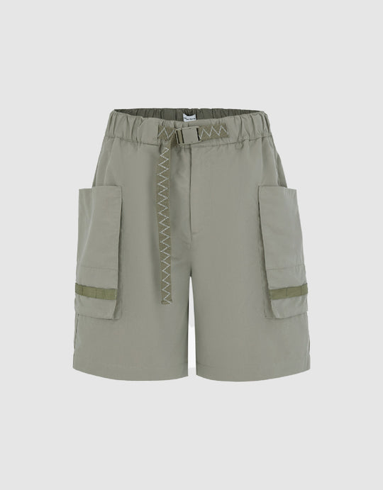 Multi-Pocket Straight Pants