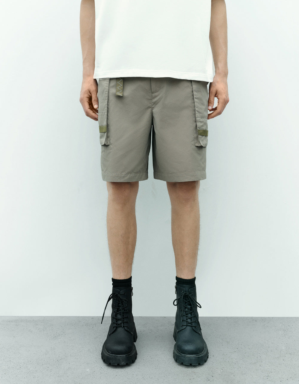 Multi-Pocket Straight Pants