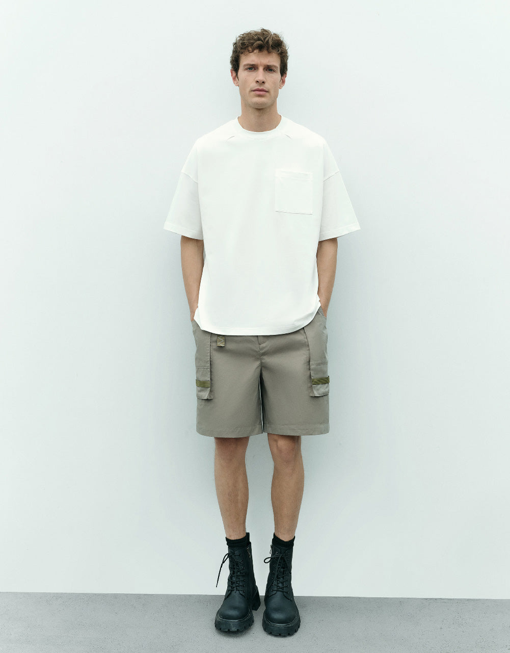 Multi-Pocket Straight Pants