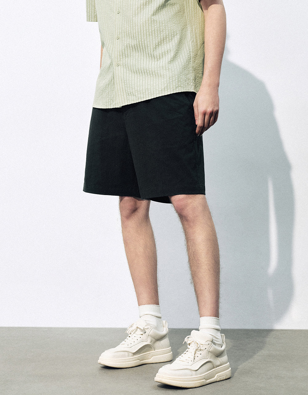 Drawstring Waist Shorts