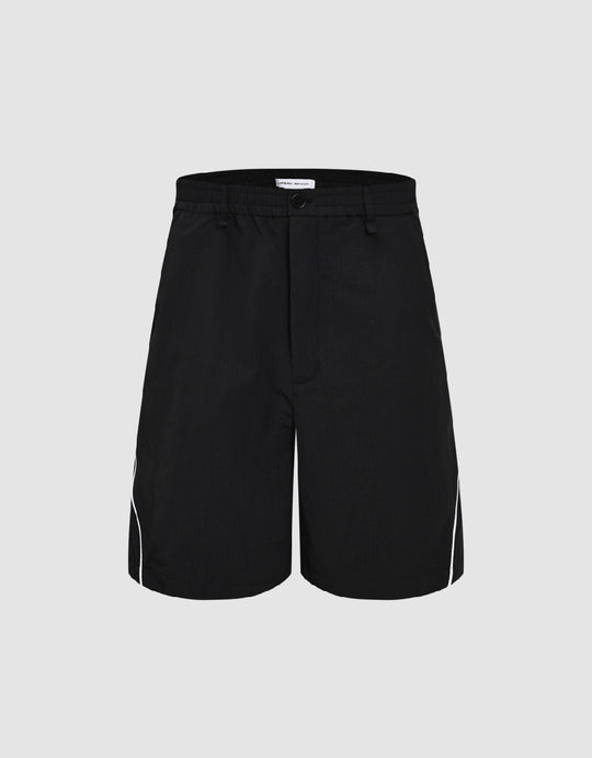 Elastic Waist Loose Shorts