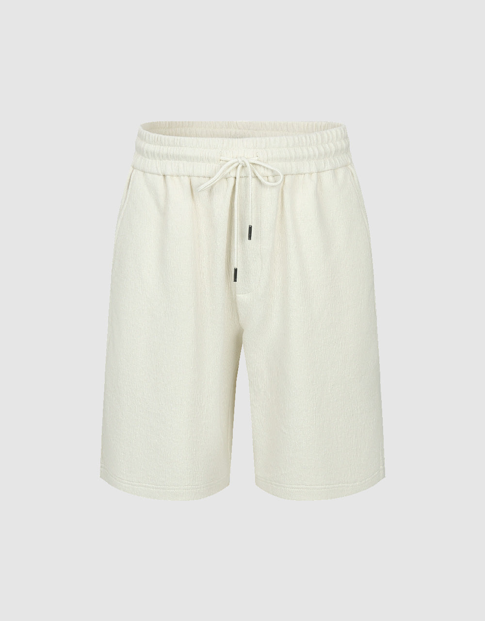 Drawstring Waist Knitted Shorts