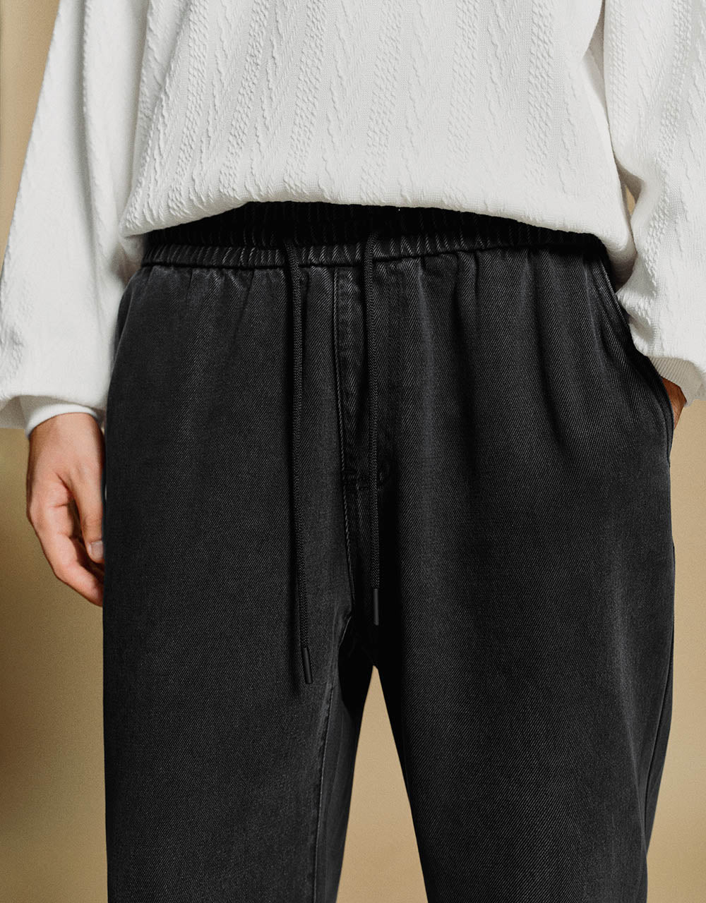 Elastic Waist Jeans
