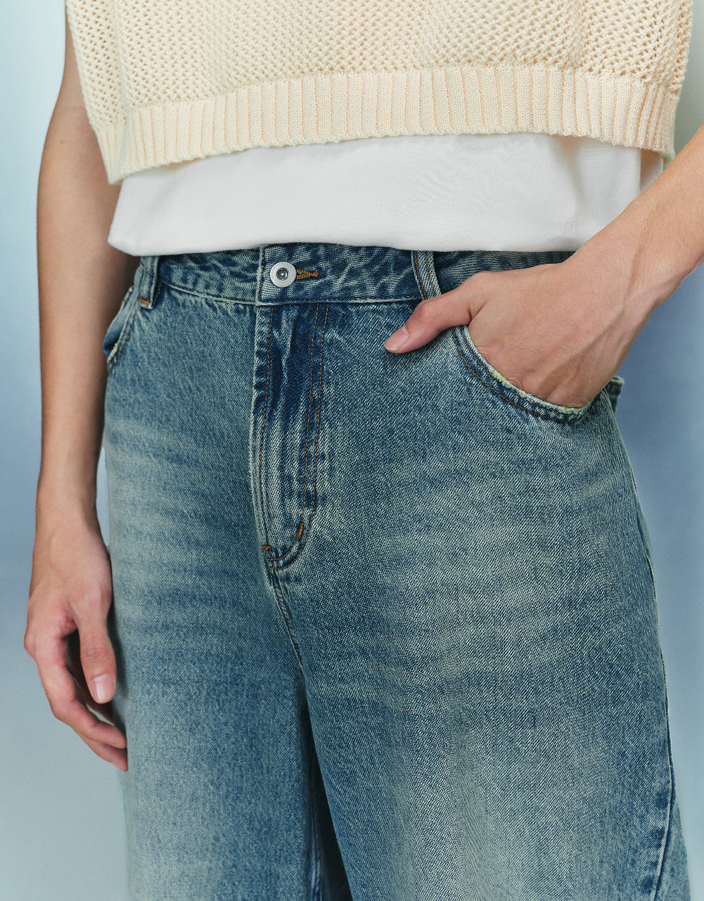 Oversized Straight Jeans