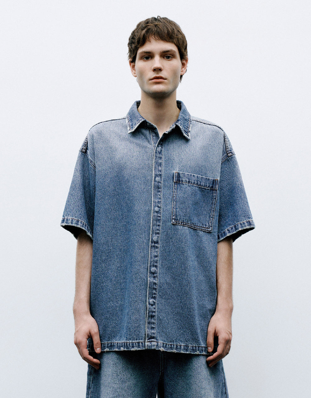 Oversized Denim Shirt