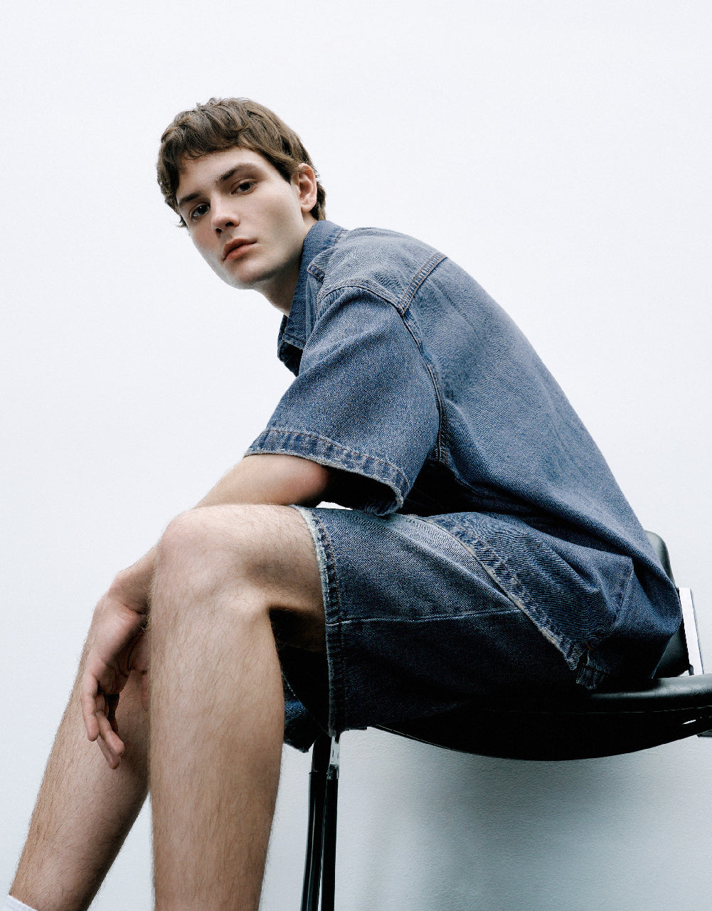 Oversized Denim Shirt