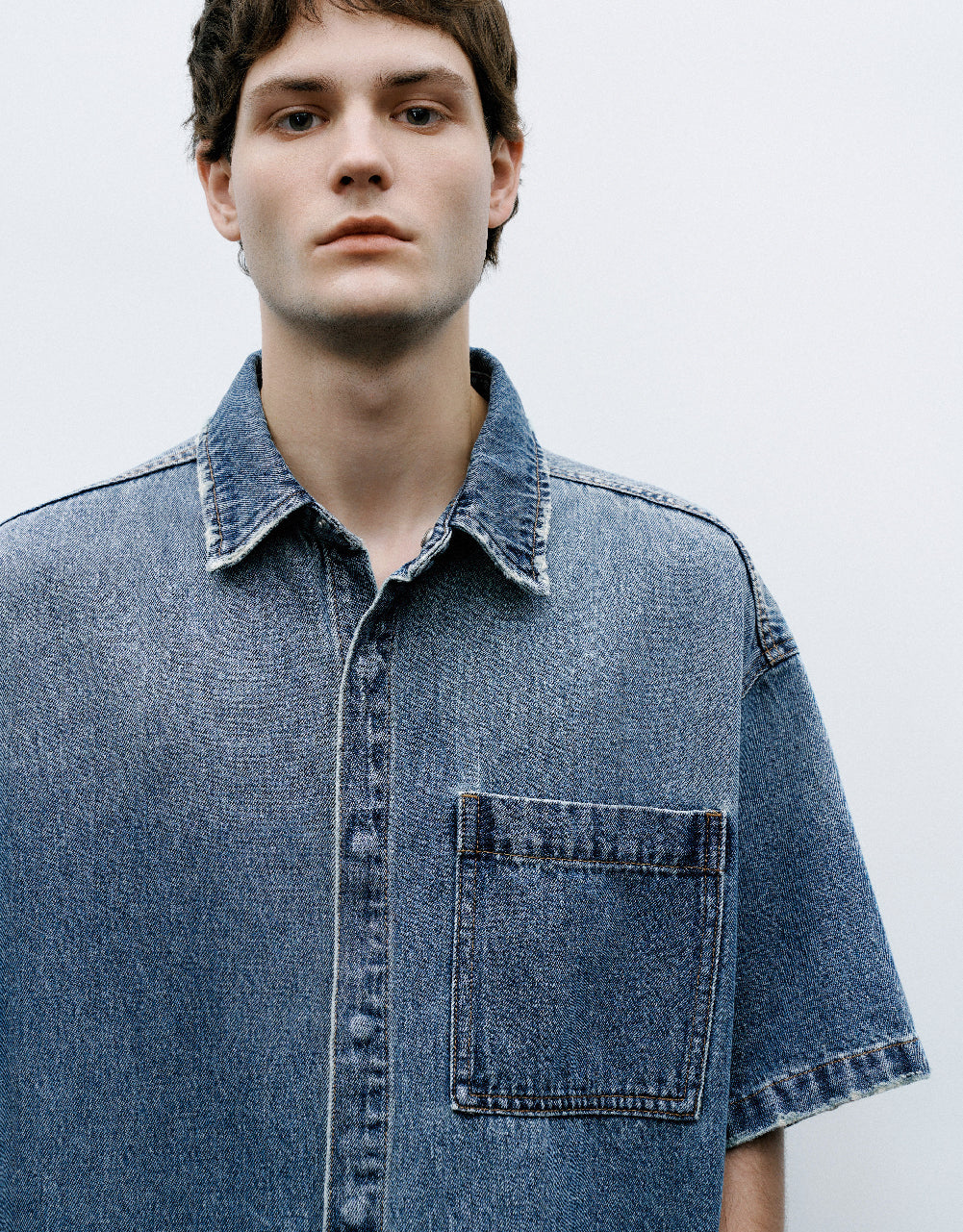 Oversized Denim Shirt