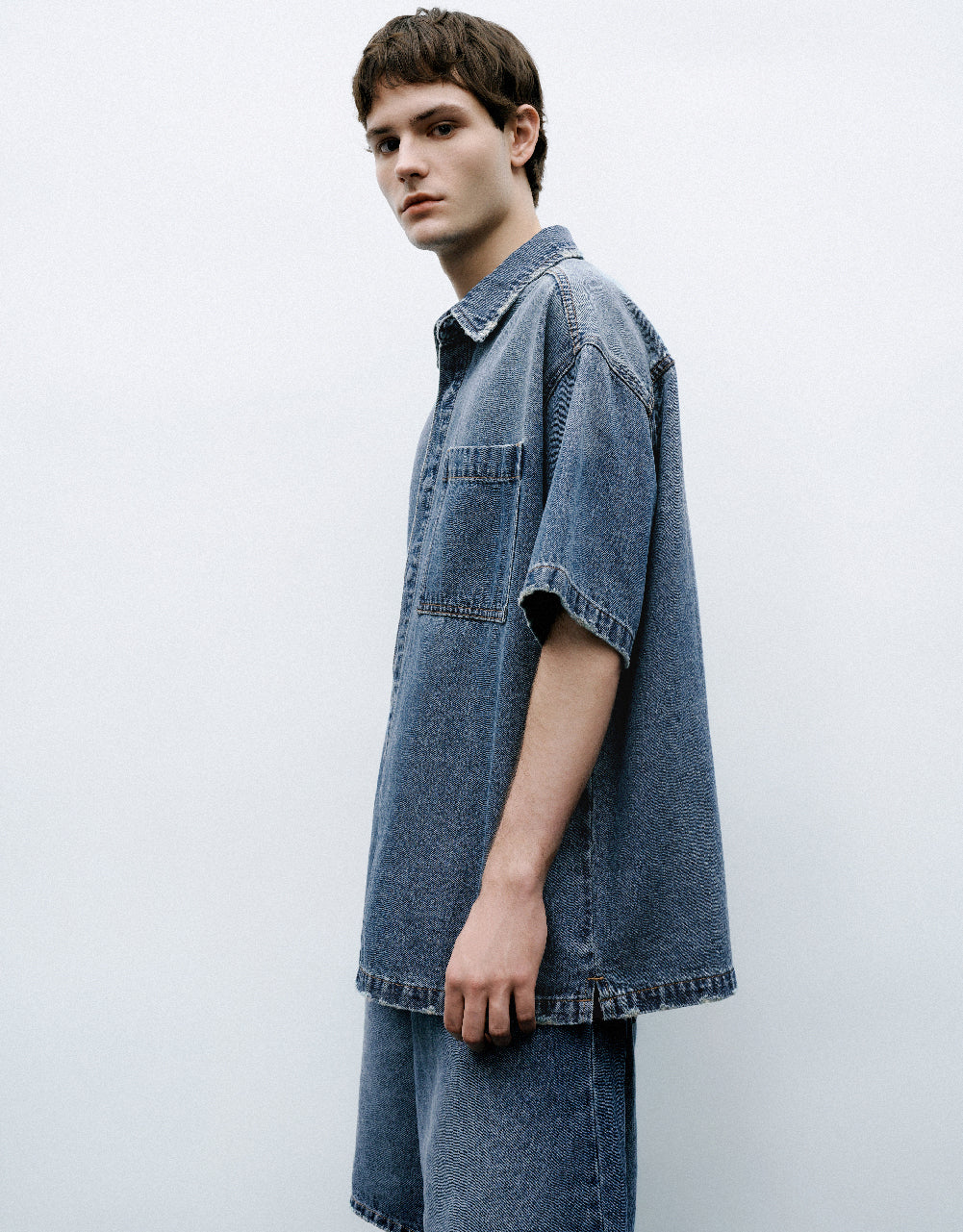 Oversized Denim Shirt