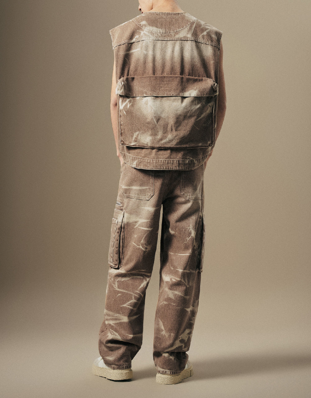 Multi-Pocket Straight Jeans