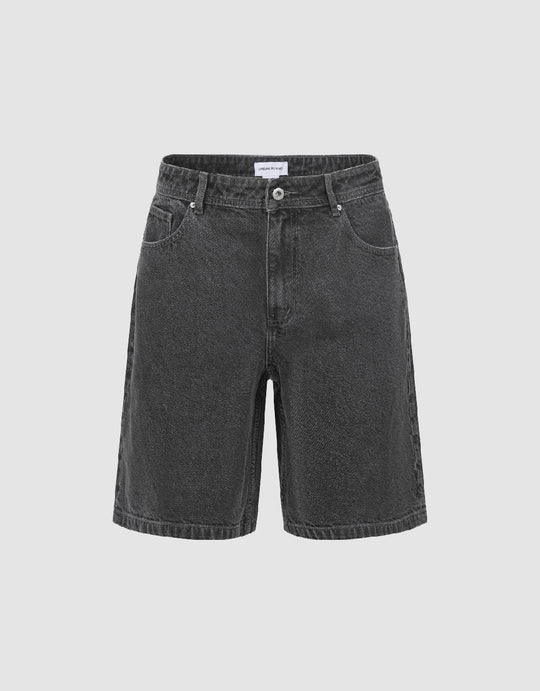 Loose Denim Shorts