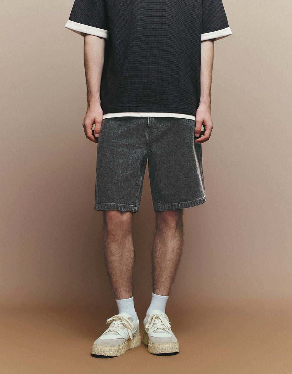 Loose Denim Shorts