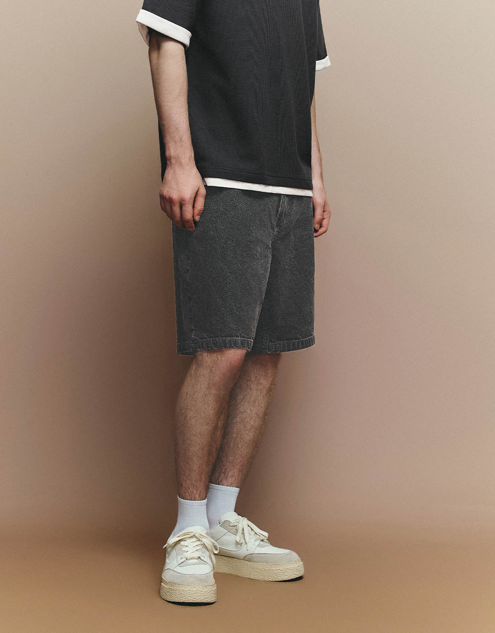 Loose Denim Shorts