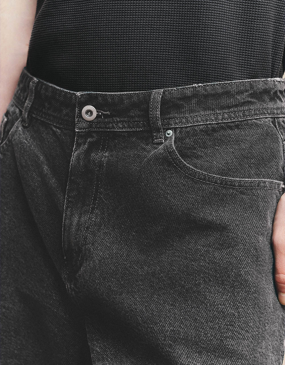 Loose Denim Shorts