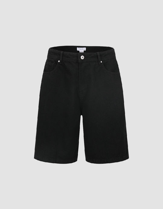 Loose Denim Shorts