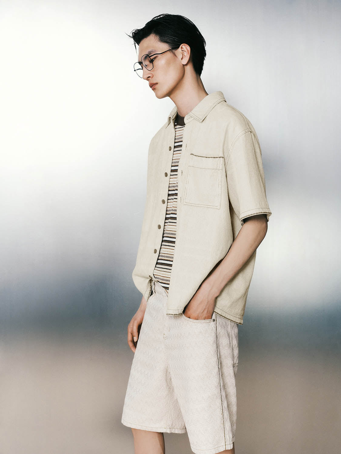Denim Short Sleeve Shirts