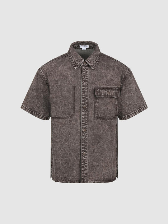 Denim Short Sleeve Shirts