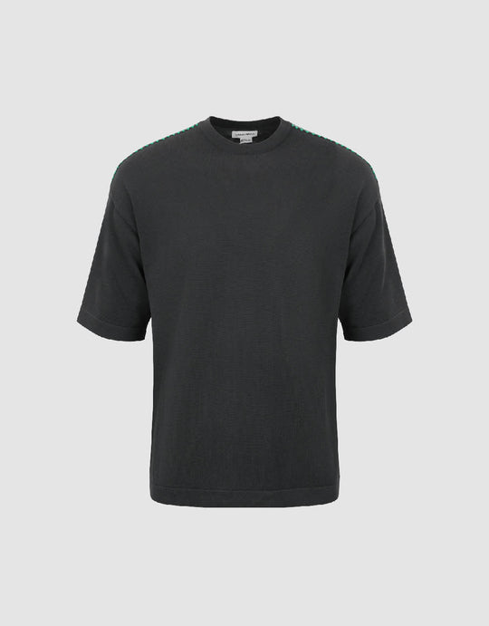 Crew Neck Knitted T-Shirt