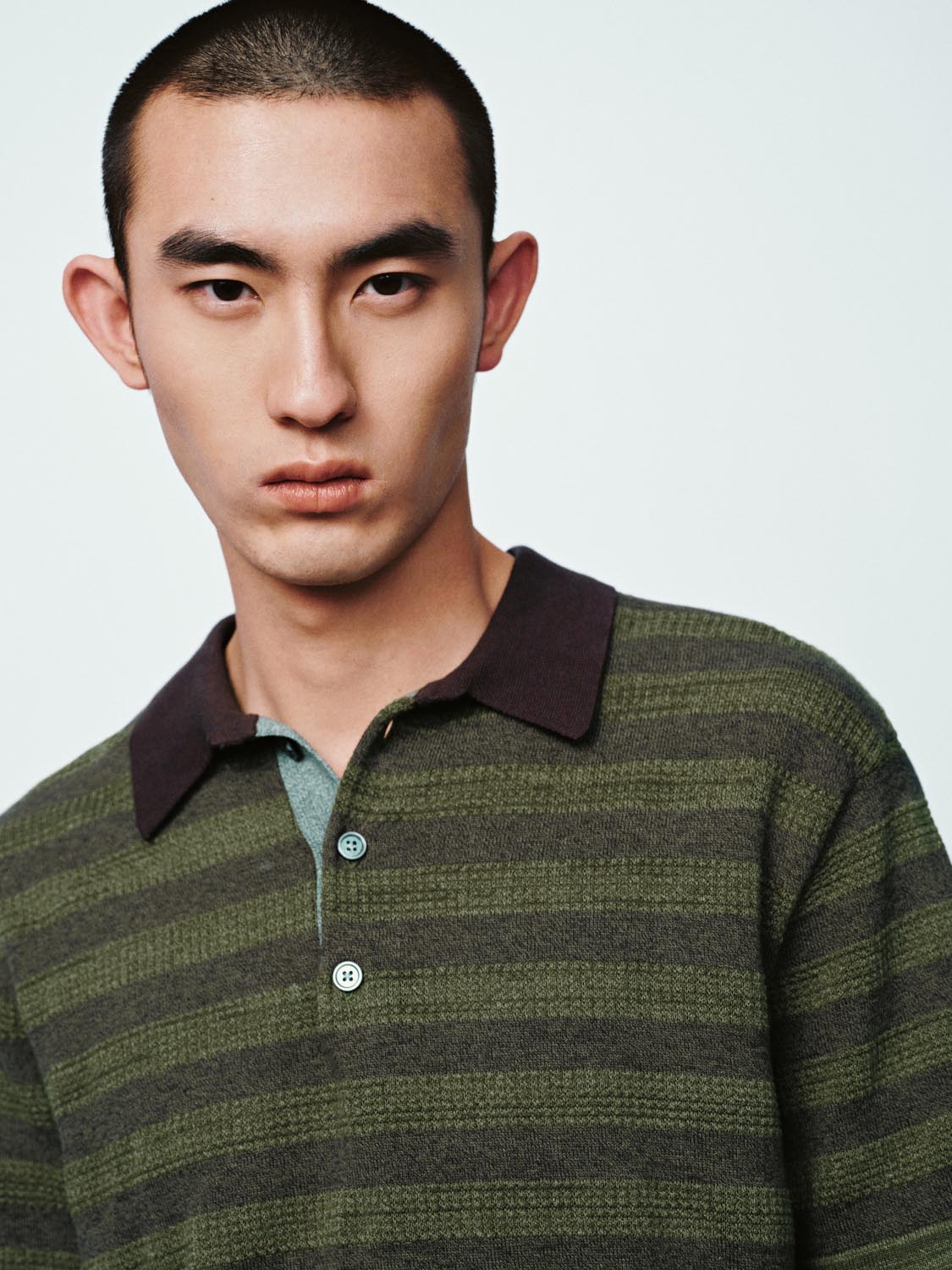 Knitted Striped T-Shirts