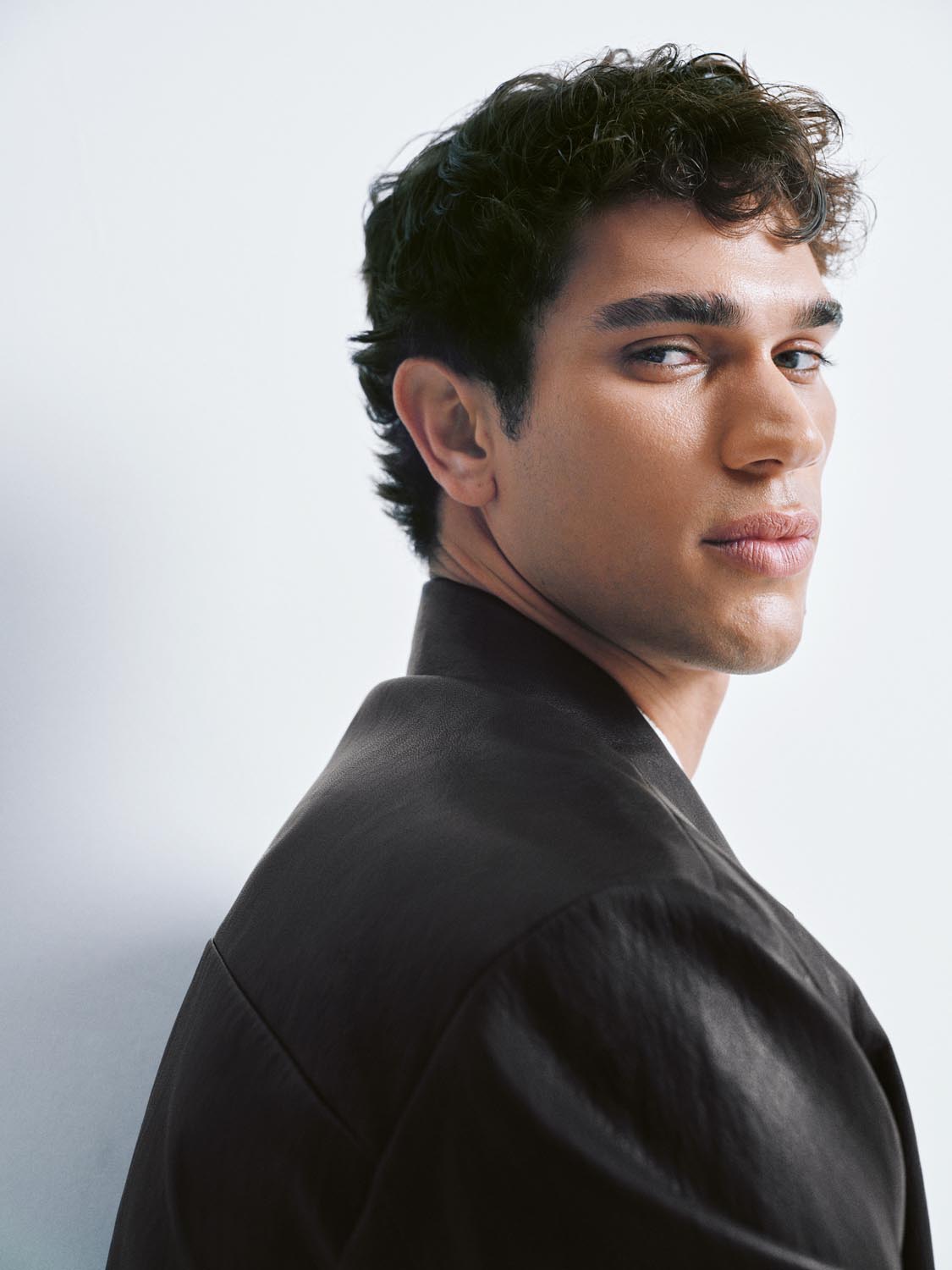 Faux Leather Button Up Jackets