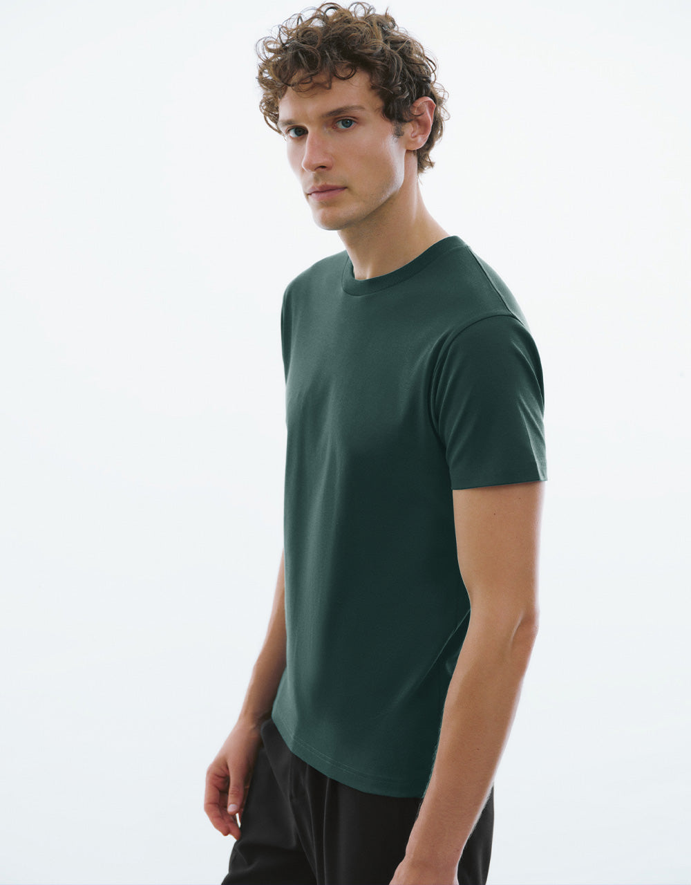 Crew Neck Straight T-Shirt