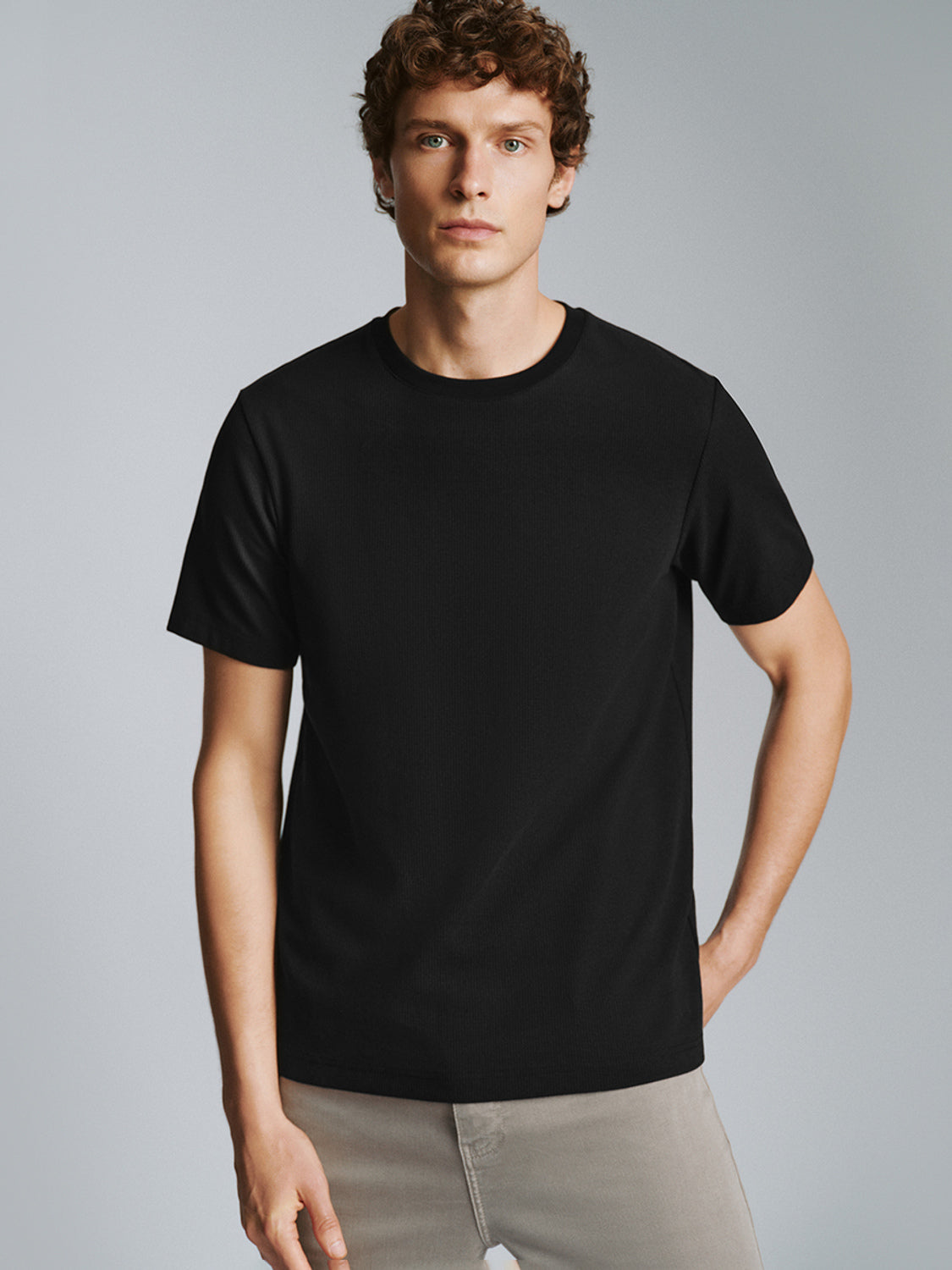 Crew Neck Straight T-Shirt