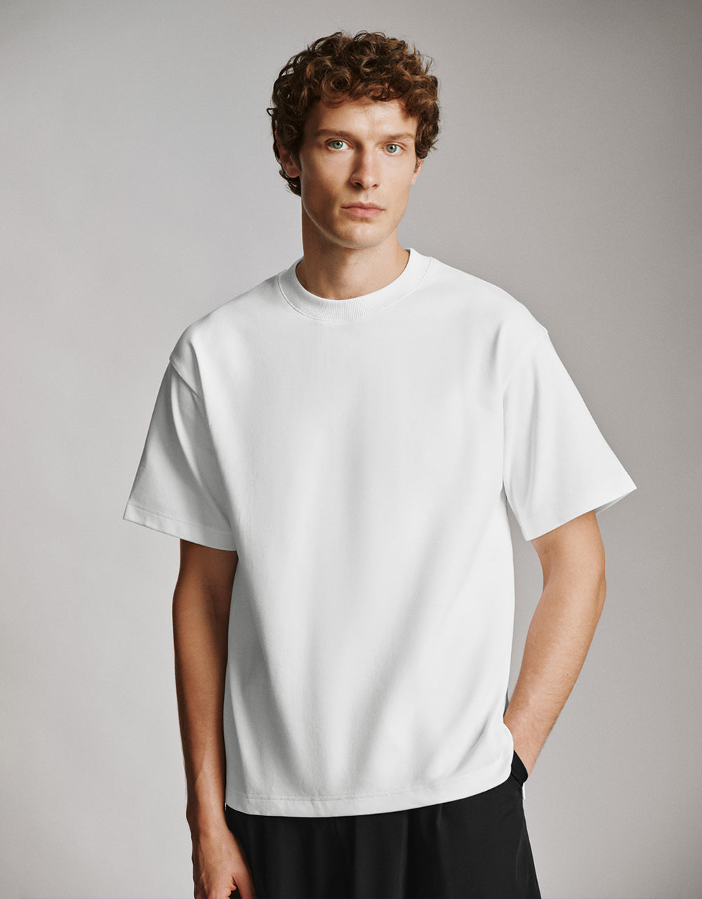 Crew Neck Straight T-Shirt