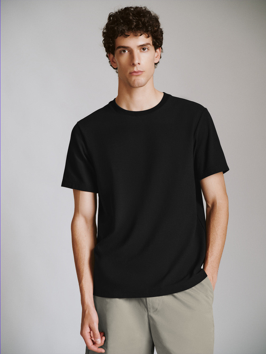 Crew Neck Straight T-Shirt