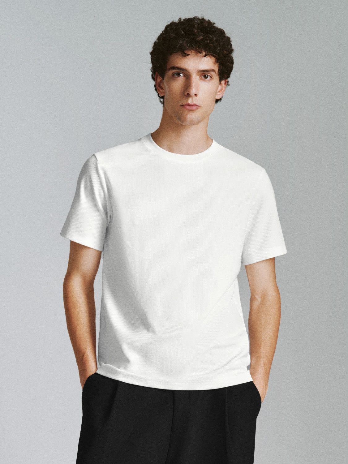 Crew Neck Straight T-Shirt