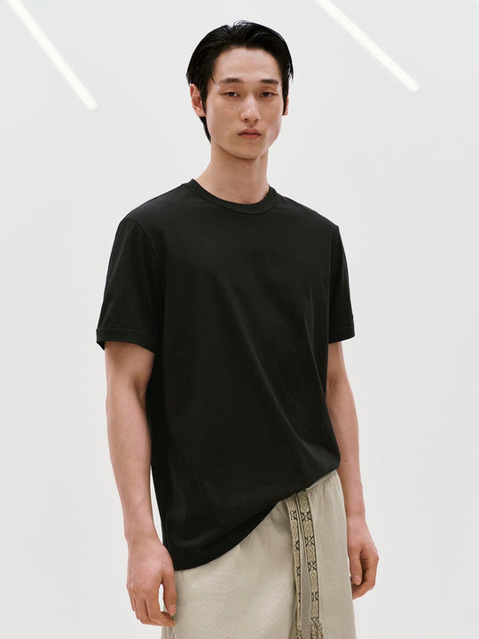 Neck Loose-Fit T-Shirts