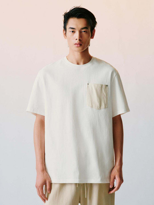 Cotton Front Pocket T-Shirt